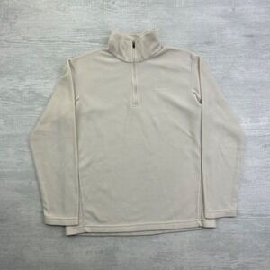 Patagonia Better Sweater Jacket Women's Medium White Fleece Quarter Zip 26275